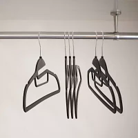 Elama Rubber Non Slip With Hanging Tab 30-pc. Hangers