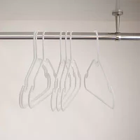 Elama Plastic With Notched Shoulders 50-pc. Hangers