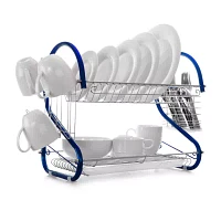 MegaChef. 16" Two Shelf Dish Racks