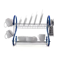 MegaChef. 16" Two Shelf Dish Racks