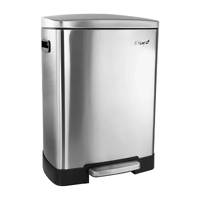 Elama 40 Liter 2 Compartment Large 10.6 Gallon Split Step Trash Can