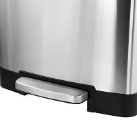 Elama 40 Liter 2 Compartment Large 10.6 Gallon Split Step Trash Can