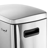 Elama 40 Liter 2 Compartment Large 10.6 Gallon Split Step Trash Can