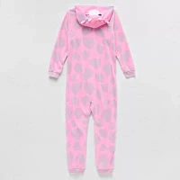 Little & Big Girls Microfleece Squishmallows Long Sleeve One Piece Pajama