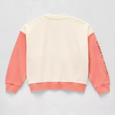 Disney Collection Little & Big Girls Moana Lightweight Varsity Jacket