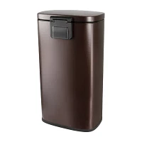 Elama 30 Liter And 5 Liter Stainless Steel Step Combo Trash Can