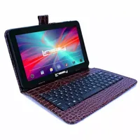 10.1" Quad Core 2GB RAM 32GB Storage Android 12 Tablet with Crocodile Style Leather Keyboard