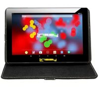 10.1" 1280x800 IPS 2GB RAM 32GB Storage Android 12 Tablet with Black Leather Case"