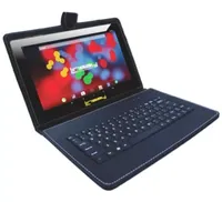 10.1" 1280x800 IPS 2GB RAM 32GB Storage Android 12 Tablet with Golden Leather Keyboard "