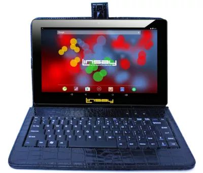 10.1" 1280x800 IPS 2GB RAM 32GB Storage Android 12 Tablet with Black Crocodile Style Leather Keyboard  "