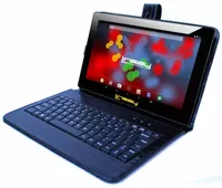 10.1" 1280x800 IPS 2GB RAM 32GB Storage Android 12 Tablet with Black Crocodile Style Leather Keyboard  "