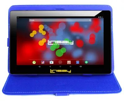 10.1" 1280x800 IPS 2GB RAM 32GB Storage Android 12 Tablet with Black Leather Case"