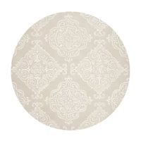 Safavieh Glamour Collection Aubrey Damask Round Area Rug