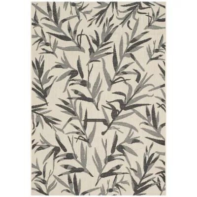 Safavieh Courtyard Collection Windsor Floral Indoor/Outdoor Area Rug