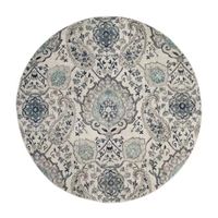 Safavieh Madison Collection Baldric Floral Round Area Rug