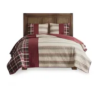 Woolrich Valley 100% Cotton Oversized 3pc Quilt Mini Set