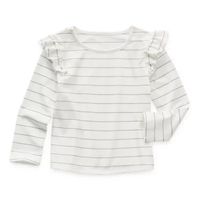 Thereabouts Girls Adaptive Round Neck Long Sleeve T-Shirt