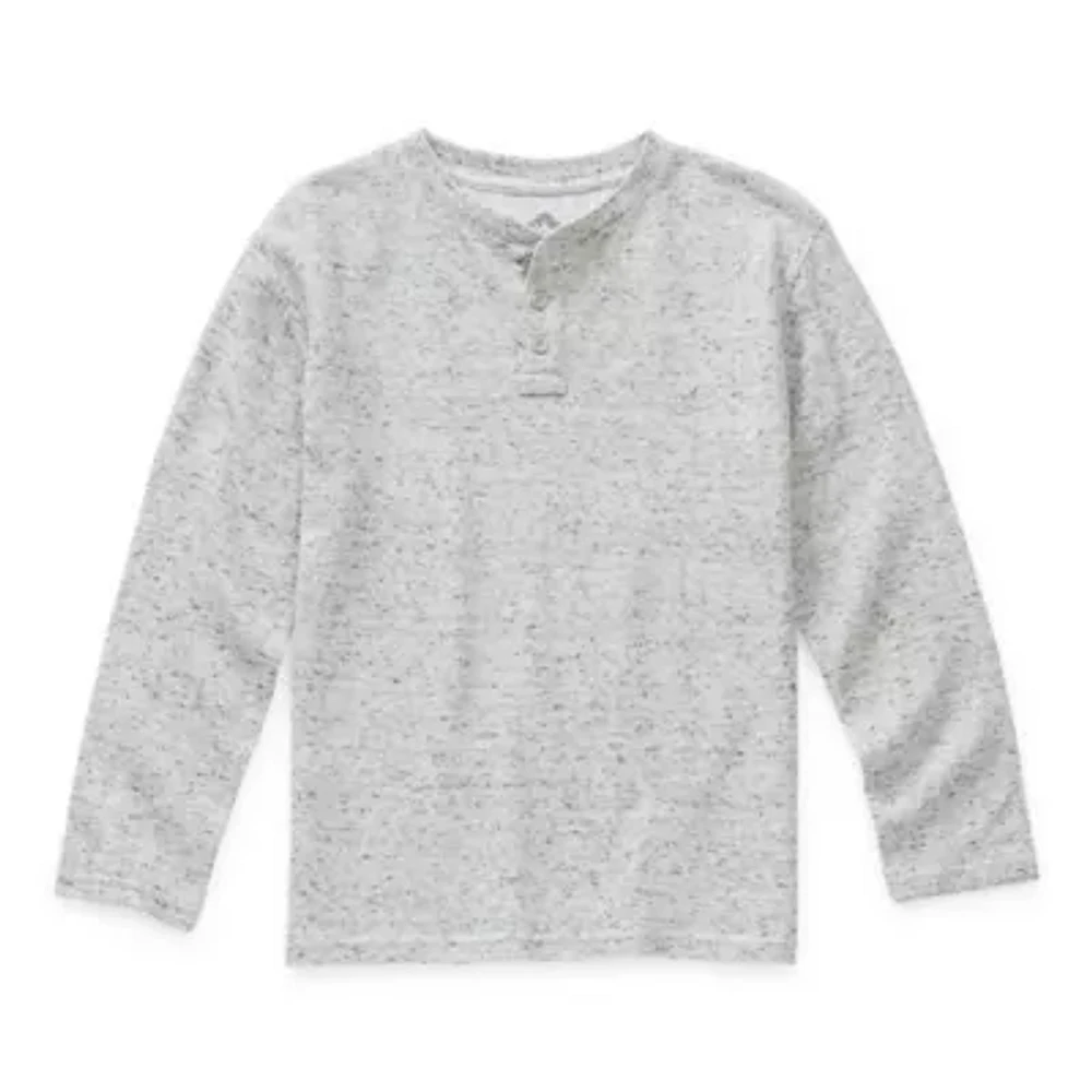 Thereabouts Little & Big Boys Long Sleeve Henley Shirt