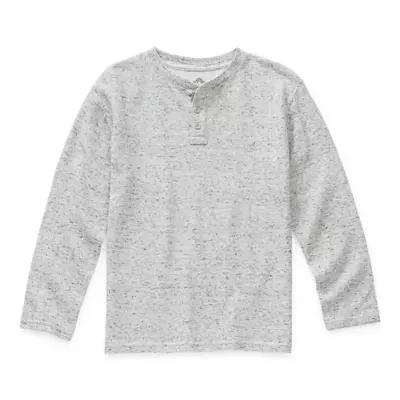 Thereabouts Little & Big Boys Long Sleeve Henley Shirt