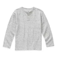 Thereabouts Little & Big Boys Long Sleeve Henley Shirt