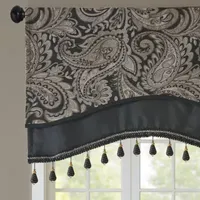 Madison Park Churchill 50"W X 18"L Rod Pocket Scallop Valance