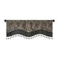 Madison Park Churchill 50"W X 18"L Rod Pocket Scallop Valance