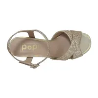 Pop Womens Delighted Heeled Sandals