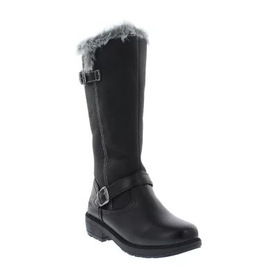 Totes Womens Adriana Water Resistant Flat Heel Winter Boots