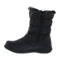 Totes Womens Joy Water Resistant Flat Heel Winter Boots