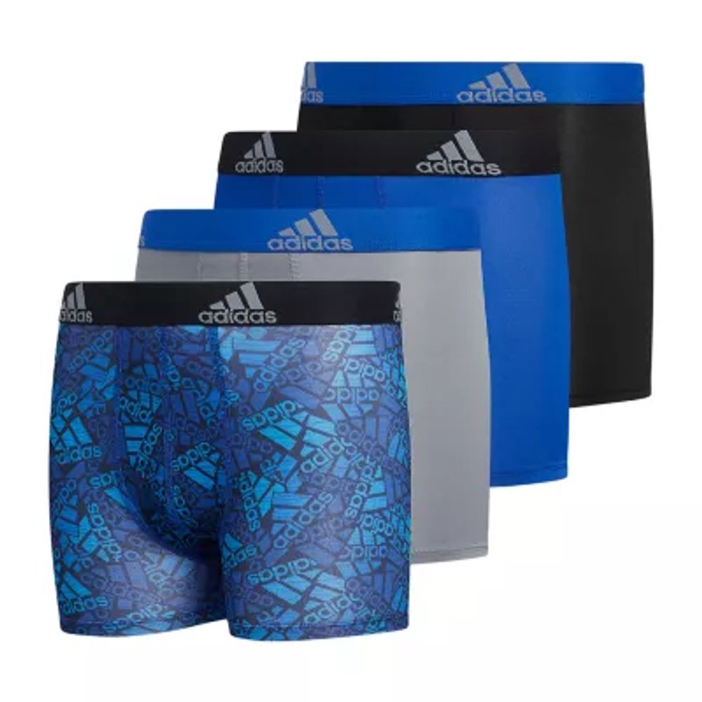 adidas Little & Big Boys 4 Pack Boxer Briefs