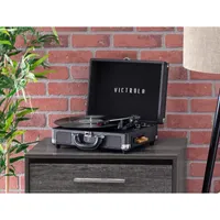 Victrola Journey+ Cassette Bluetooth Suitcase Record Player