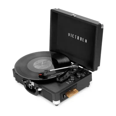 Victrola Journey+ Cassette Bluetooth Suitcase Record Player