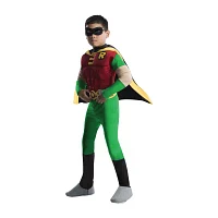 Little & Big  Boys Deluxe DC Comics Robin 4-pc. Costume