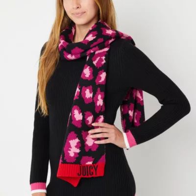 Juicy By Couture Animal Oblong Cold Weather Scarf
