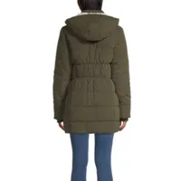 St. John's Bay Womens Heavyweight Puffer Jacket