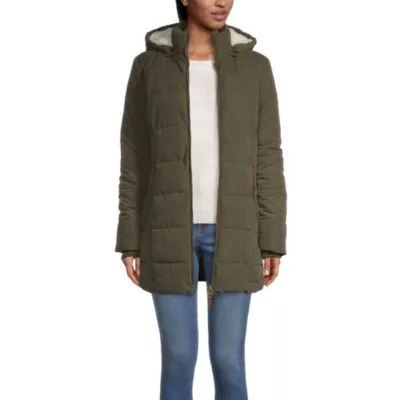 St. John's Bay Womens Heavyweight Puffer Jacket