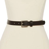 Mixit™ Leather Skinny Belt