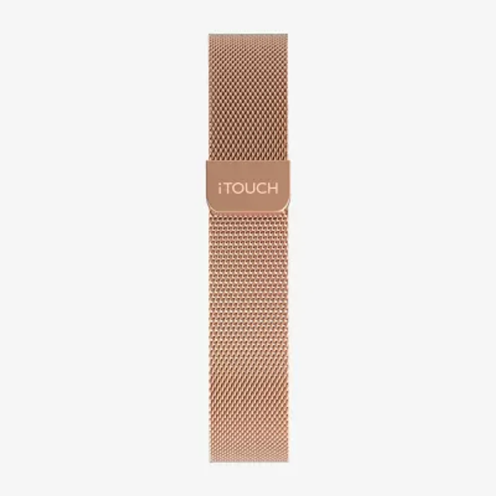 Itouch Air 4 Band Unisex Adult Rose Goldtone Watch Band Jmta4-Strap-C29