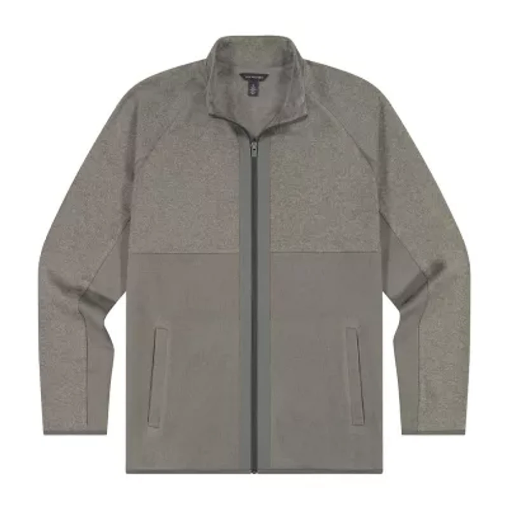 Van Heusen Essential Mens Mock Neck Long Sleeve Sweatshirt