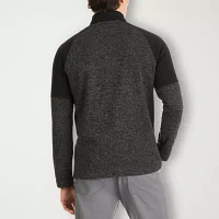 Van Heusen Essential Mens Mock Neck Long Sleeve Sweatshirt