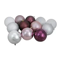 Northlight 3-Finish Ball 12-pc. Christmas Ornament