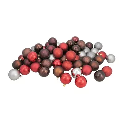 Northlight 4-Finish Ball 60-pc. Christmas Ornament