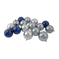 Northlight 2-Finish Ball 32-pc. Christmas Ornament