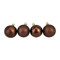 Northlight 4-Finish Ball 60-pc. Christmas Ornament