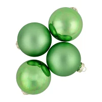 Northlight Finish Glass Ball 9-pc. Christmas Ornament