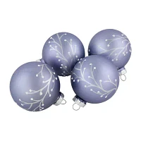 Northlight Ball With Branch Design 4-pc. Christmas Ornament