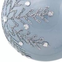 Northlight Snowflakes Glass Ball 2-pc. Christmas Ornament