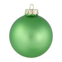 Northlight Green Glass Ball 6-pc. Christmas Ornament