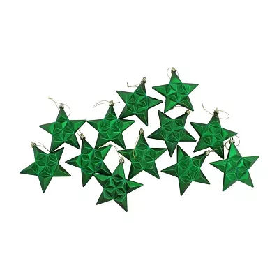 Northlight Glittered Star 12-pc. Christmas Ornament