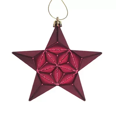 Northlight Glittered Star 12-pc. Christmas Ornament